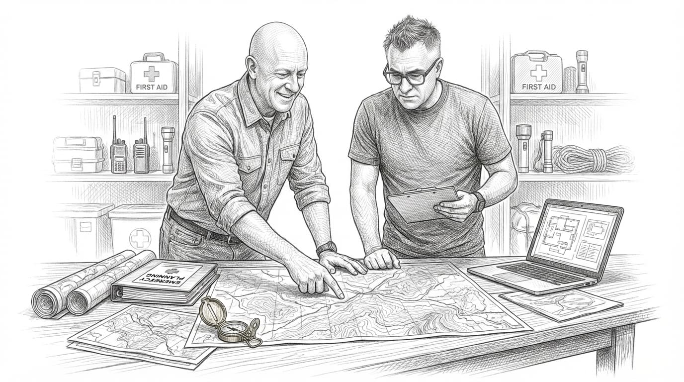 Brian Burk and Tiran Dagan - founders of BePreparedSolutions.co